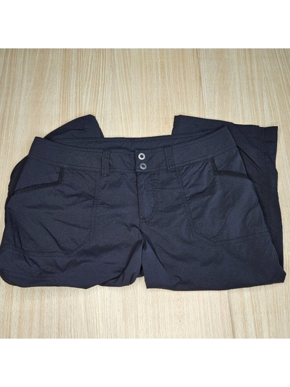 Exofficio Womens Black Capri Hiking Outdoor Pants 8